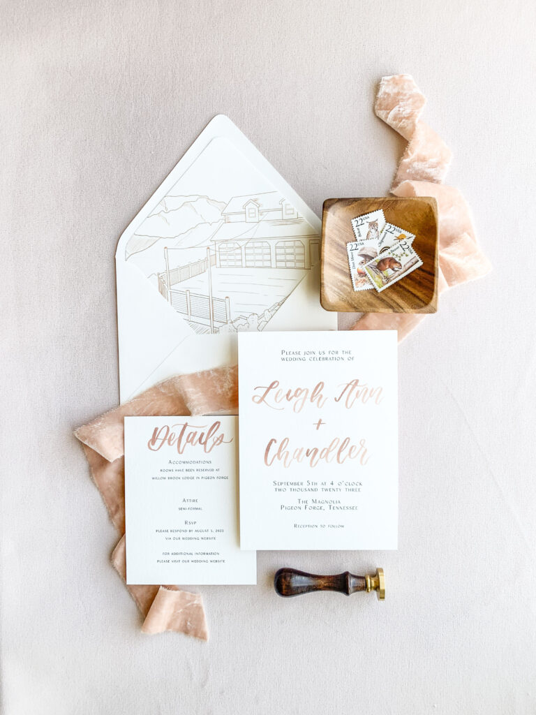 Watercolor Wedding Invitation